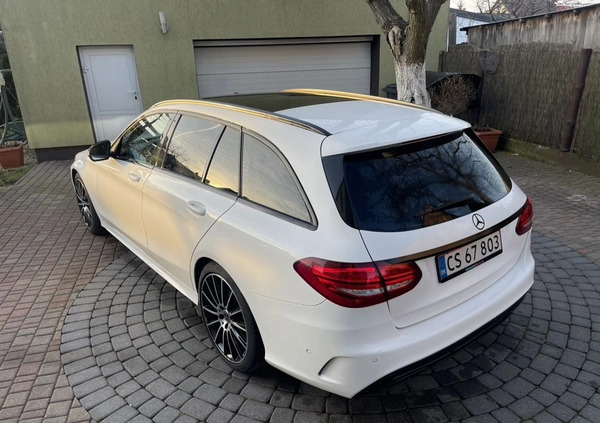 Mercedes-Benz Klasa C cena 79800 przebieg: 164000, rok produkcji 2017 z Czaplinek małe 596